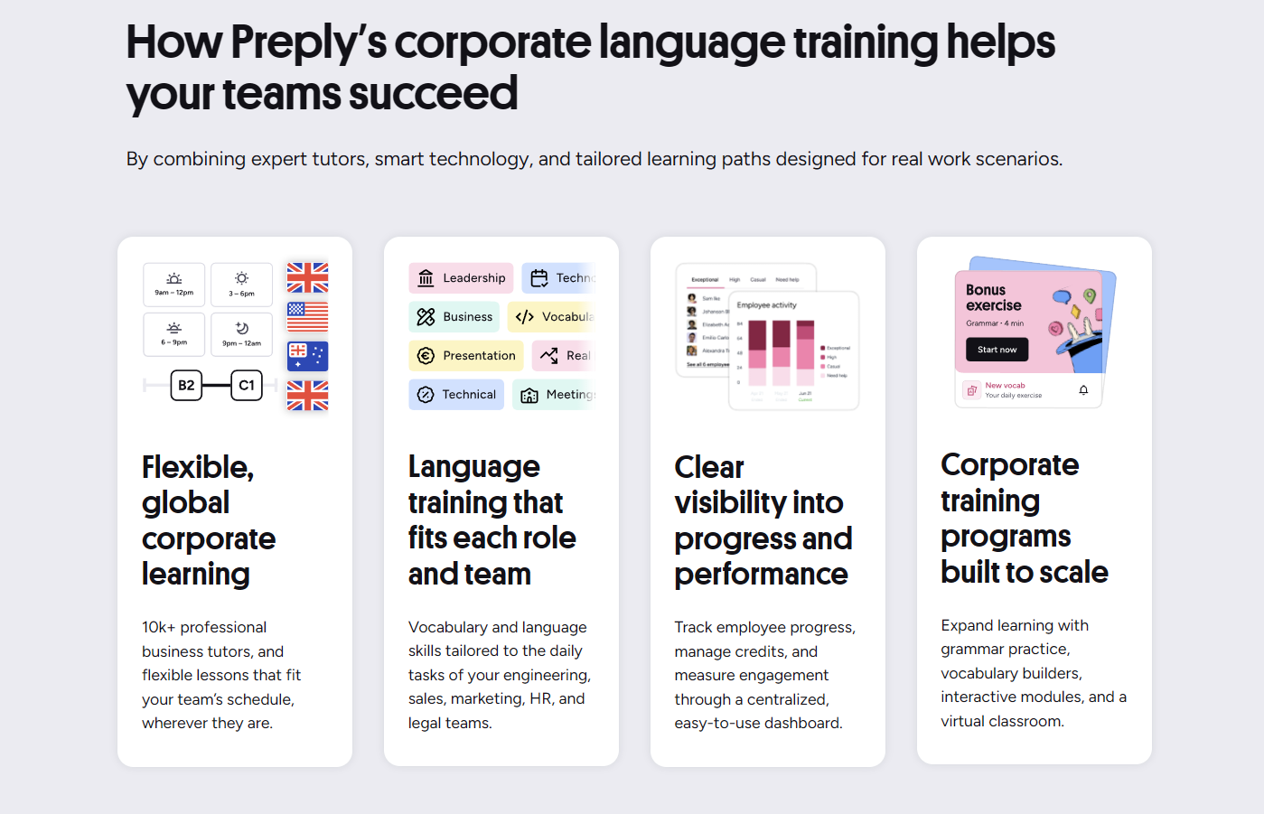 Preply Corporate Learning